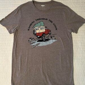 Old Navy “Dashing Through The Snow” Graphic Tee